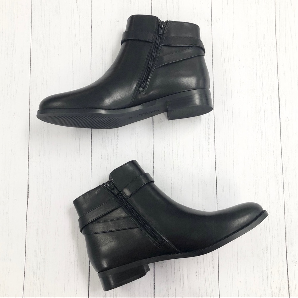 Ralph Lauren Black Borgia Boots With Gold Buckles Size 7.5 - Picture 9 of 16